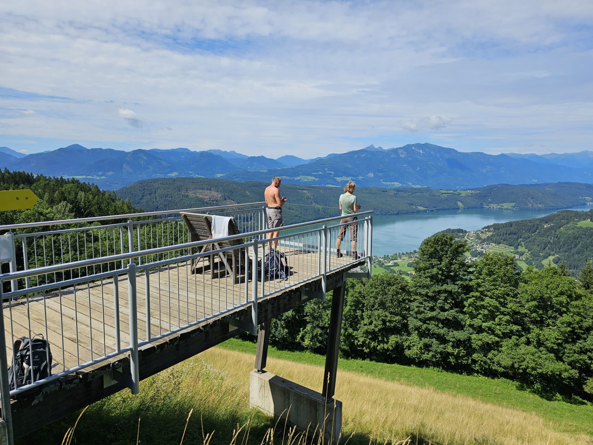 Vyhlídka nad Millstatter See